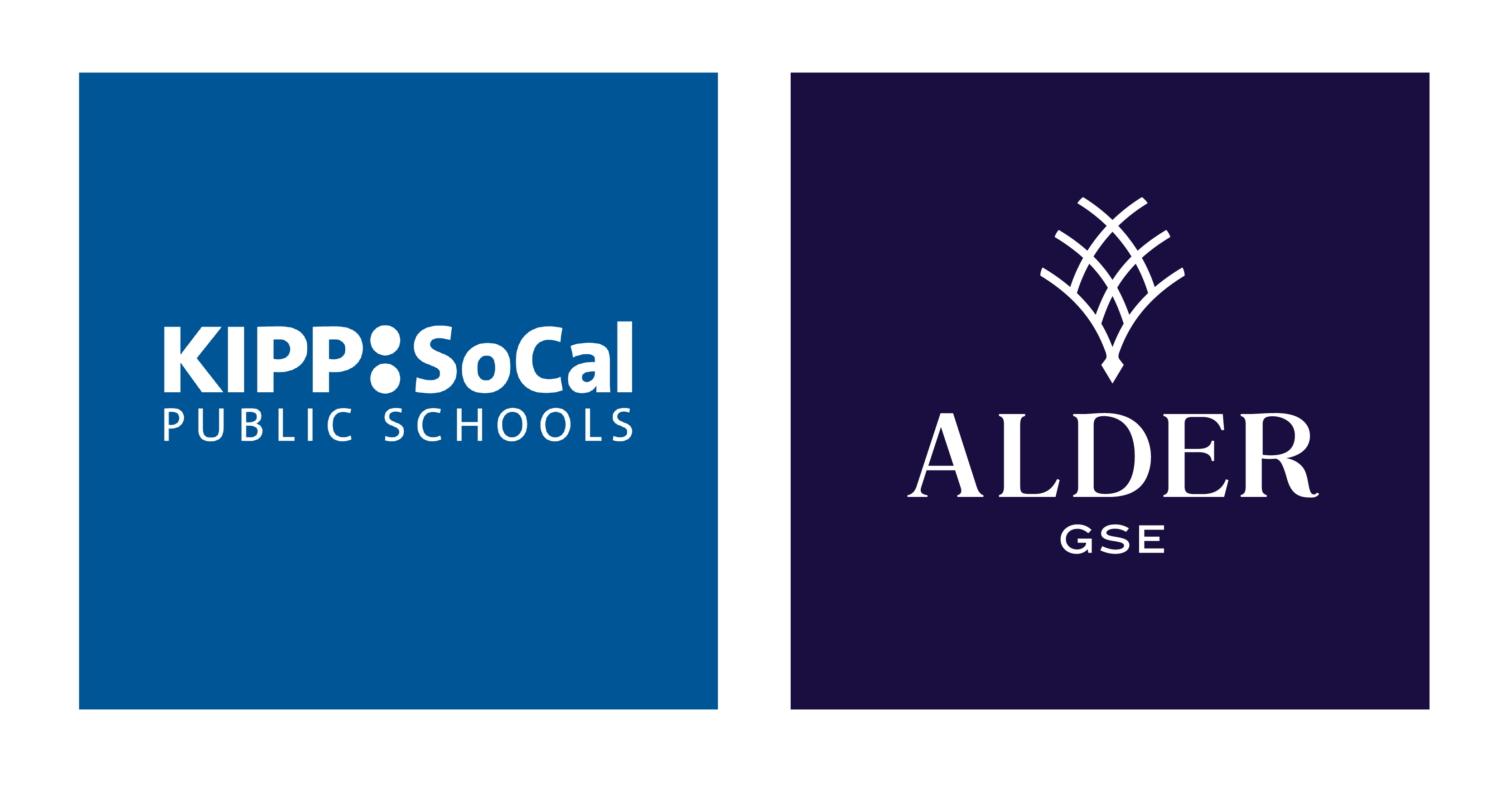  KIPP SoCal and Alder GSE logos