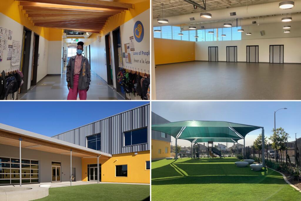 Elements of the new Compton campus