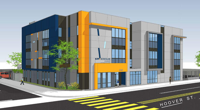 KIPP Scholar Academy campus rendering